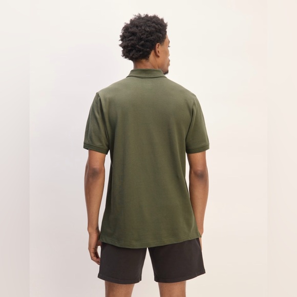 New Everlane Men's Green Polo Shirt Size Medium - Picture 5 of 6